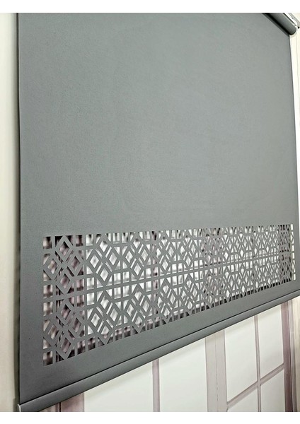 Stor Perde Desenli Lazer Kesim Kalın Kumaşlı ML104 fırsatları