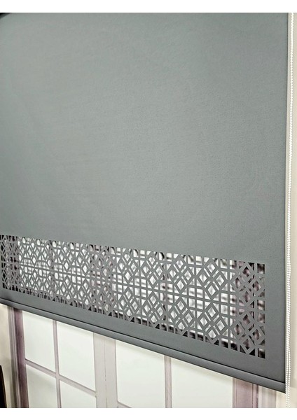 Stor Perde Desenli Lazer Kesim Kalın Kumaşlı ML104 indirimleri