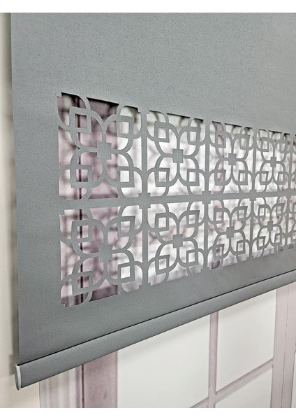 Stor Perde Desenli Lazer Kesim Kalın Kumaşlı ML105