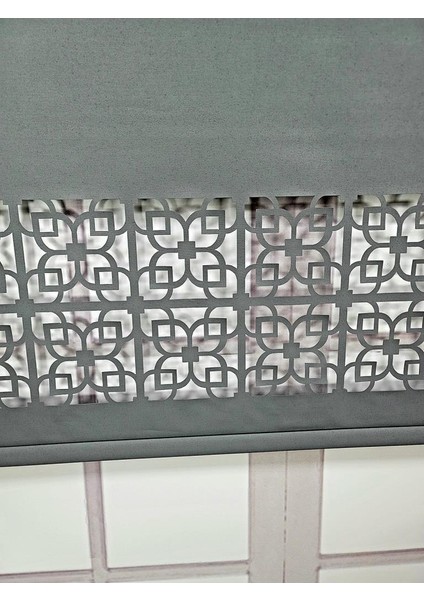 Stor Perde Desenli Lazer Kesim Kalın Kumaşlı ML105