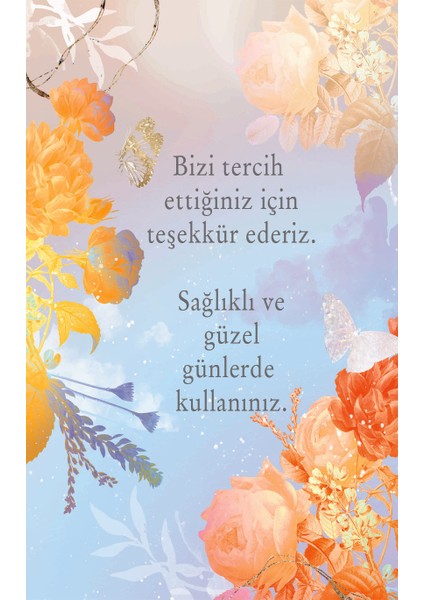 Teşekkür Kartı (5,5X8,5)100 Adet