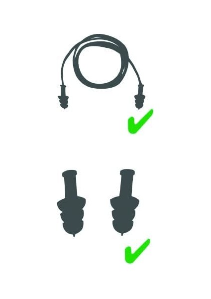 CONICFIR050 Ipli Kulak Tıkacı & Kutulu 50 Adet Gri modelleri