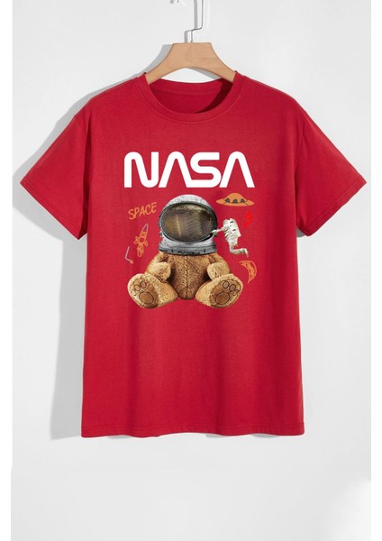 Nasa Baskılı Tasarım T-Shirt