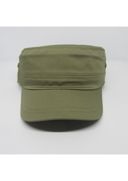 Yeşil Şapka Castro Şapka Yeşil Renk Yazlık Kumaş Kastro