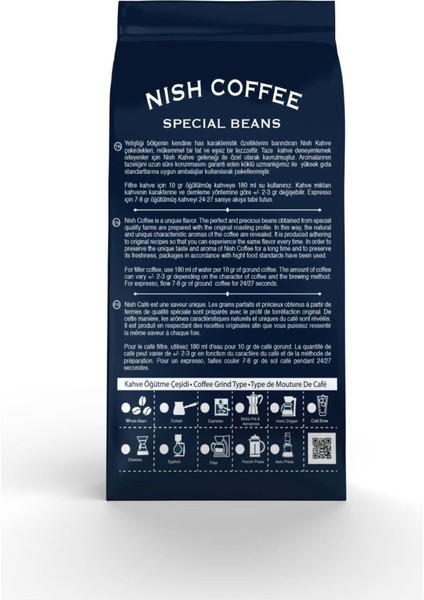 Nish Filtre Kahve Kenya AA 250 gr Çekirdek Kahve