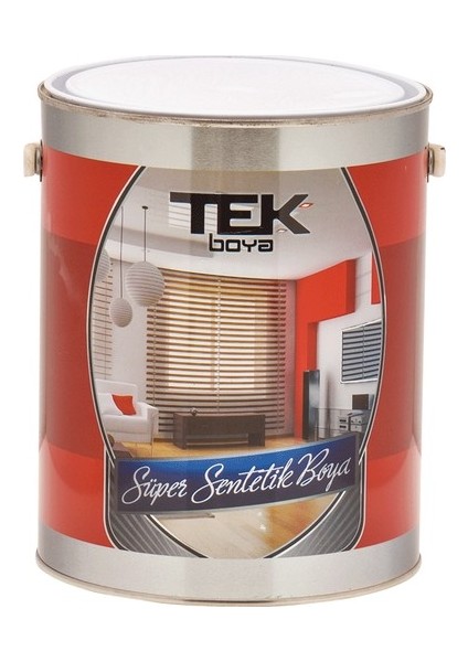 Tek Süper Sentetik Yağlı Boya Beyaz 2,5 Lt