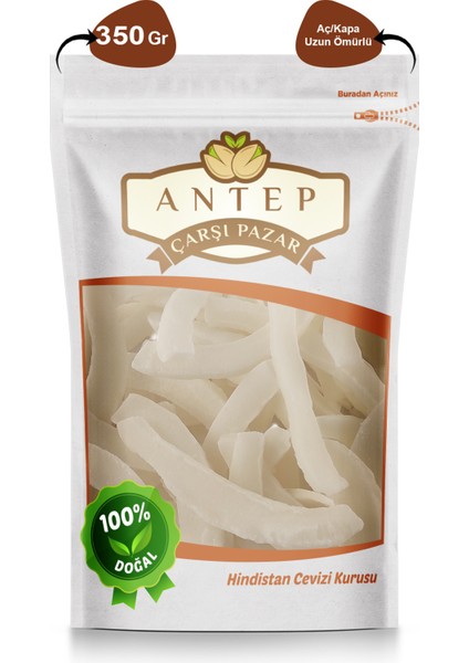 Hindistan Cevizi Kurusu Tropikal Meyve Kurusu | 350 gr