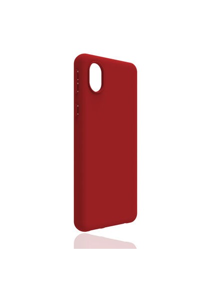 Galaxy A01 Core Kılıf Mat Renk Soft Lüks Silikon Kapak