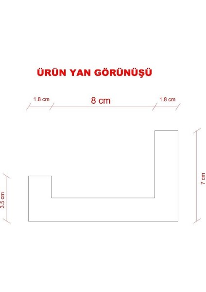 Setli Duvar Rafı 160 cm Hareli Ceviz (Mat)