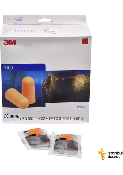 3m 1100 Kulak Tıkacı 200 Çift