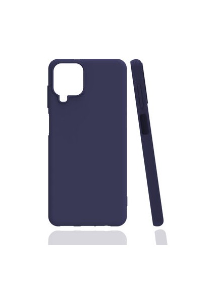 Galaxy M12 Kılıf Mat Renk Soft Lüks Silikon Kapak