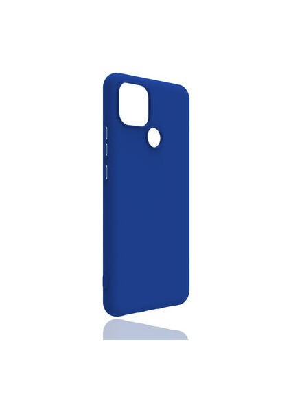Realme C25 Kılıf Mat Renk Soft Lüks Silikon Kapak