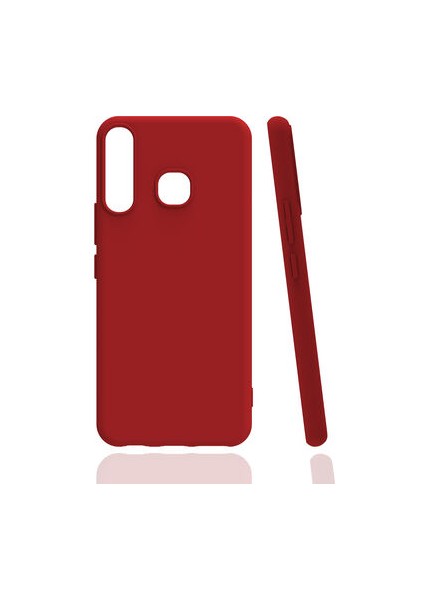 Infinix Hot 8 Kılıf Mat Renk Soft Lüks Silikon Kapak
