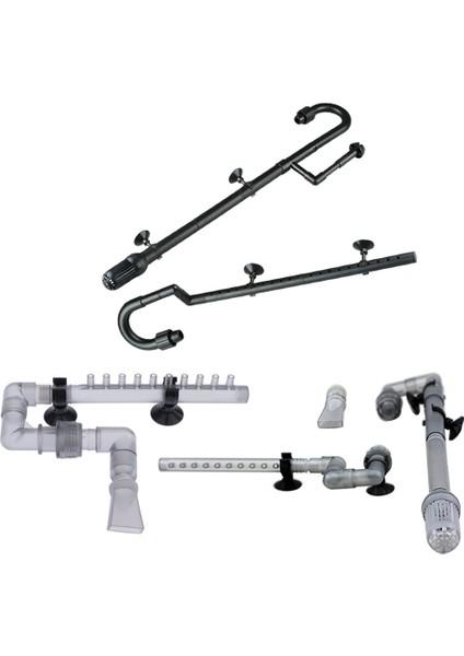 Akvaryum Su Bitki Tankı Girişi Çıkış Borusu 12 / 16 mm. 18 / 24 mm. S - Gri (Yurt Dışından) indirimleri