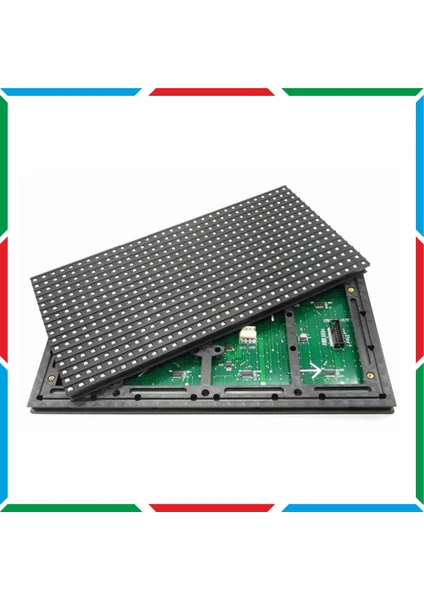 Led Magic Light P10 Smd Led Panel Kırmızı - 16x32 Cm