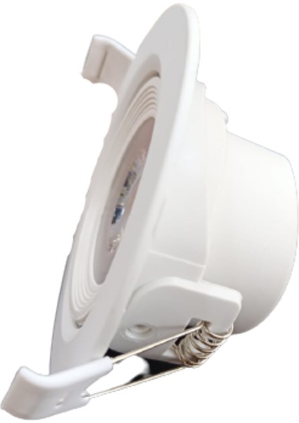Rıo Led Spot 5w Cob Led Beyaz Kasa Yuvarlak Beyaz Işık
