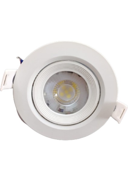 Rıo Led Spot 5w Cob Led Beyaz Kasa Yuvarlak Günışığı