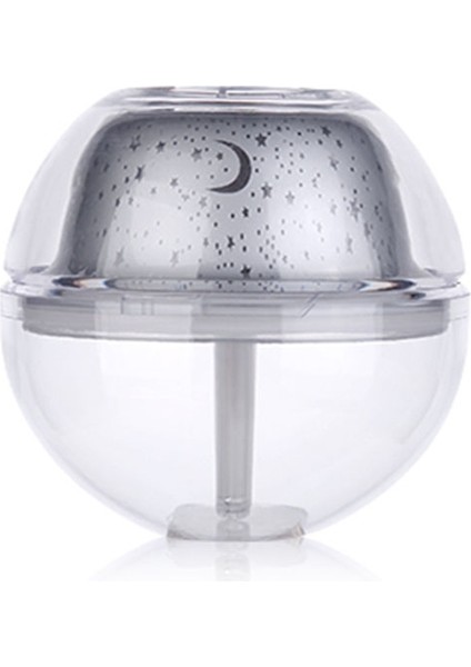 2.5 W Deniz Feneri Taşınabilir USB Dilsiz Mini Nemlendirici Nebulizatör (Gümüş) (Yurt Dışından)