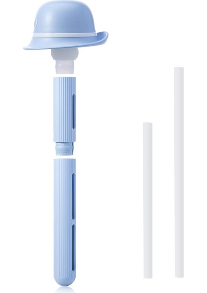 Bd-Lm1 Şapka Tipi Aromaterapi Makinesi USB Eklentisi Sprey Nemlendirici 8 x 7.8 x 17.8 cm. (Mavi) (Yurt Dışından)