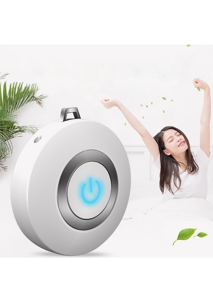 CP029 Mini Taşınabilir Giyilebilir Kolye USB Anyon Hava Temizleyici Düşük Gürültü Hava Spreyi (Siyah) (Yurt Dışından) modelleri