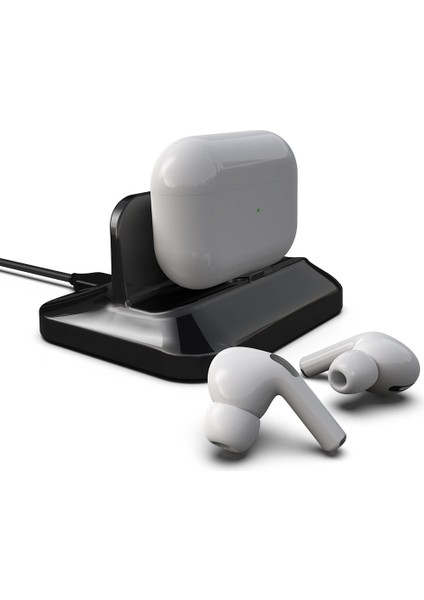 Xbx-02 Kablosuz Şarj Cihazı, Tip-C & Mikro USB & 8 Pin Arabirimi, Iphone, Airpods ve Diğer Android Telefonlar (Siyah) (Yurt Dışından) fiyatları