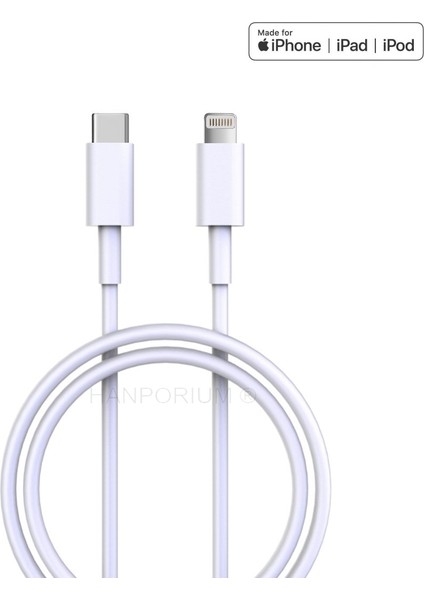 Apple iPhone 13 USB-C to Lightning Hızlı Şarj Kablosu / Data Kablosu 2 Metre Yeni Nesil Type-C Pd Hızlı Şarj 3.0 Amper - MKQ42FE/A