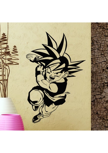 Dragon Ball Sun Goku Anime Sanat Duvar Sticker Duvar Dekorasyonu 37 x 57 cm (Yurt Dışından)