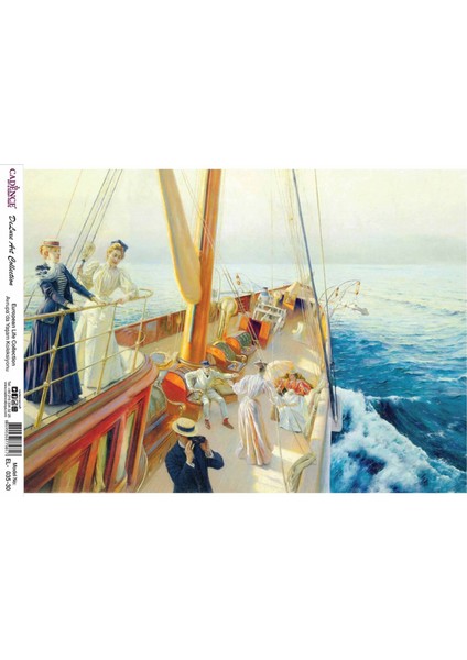 El 35 Avrupada Yaşam Koleksiyonu Pirinç Dekopaj 30X42
