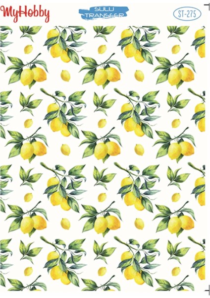 St 275 Limon Desen Sulu Transfer 25X35