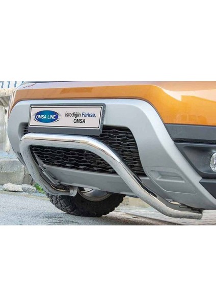 Dacia Duster Pars Ön Koruma Çap:60 Krom 2018 ve Sonrası
