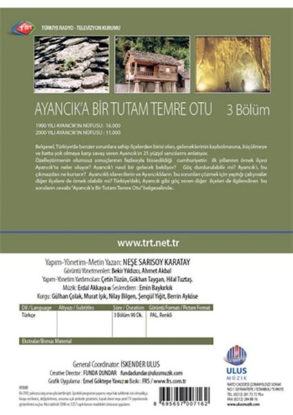 Ayancıka Bir Tutam Temre Otu (Trt 57 - Dvd)