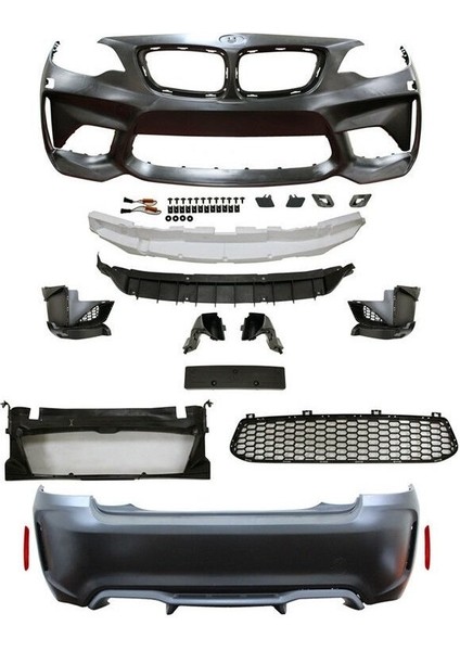 Bmw f22 m2 competition body kit tampon seti 2014 / 2018 modelleri