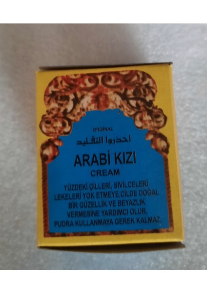 Arap Kızı Kremi Mavi 1 Adet fiyatları