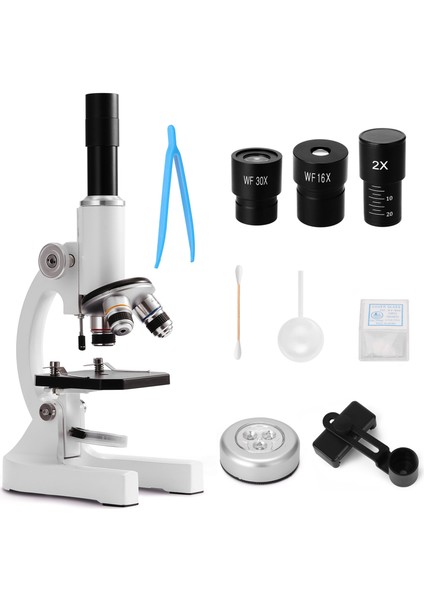 64X-2400X Monoküler Optik Mikroskop Ilkokul Çocukları (Yurt Dışından)