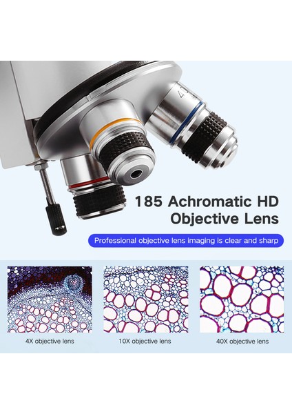 64X-2400X Monoküler Optik Mikroskop Ilkokul Çocukları (Yurt Dışından) fiyatları