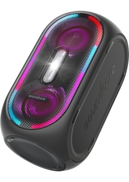 Rave+ PartyCast 160W Kablosuz Bluetooth Hoparlör - IPX4 - 24 Saate Varan Şarj - TWS Party Speaker - Ses Bombası - A3391 (Anker Türkiye Garantili)