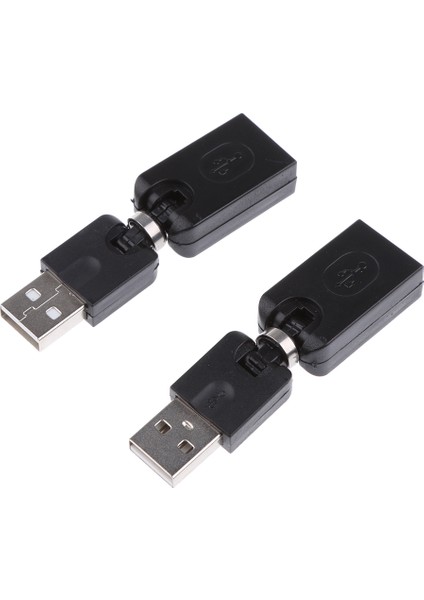 Charmant 4'lü USB Tip-A Erkek Kadın 360 Rotasyon Uzatma Adaptörü Dönüştürücü (Yurt Dışından)