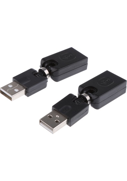 Charmant 4'lü USB Tip-A Erkek Kadın 360 Rotasyon Uzatma Adaptörü Dönüştürücü (Yurt Dışından)