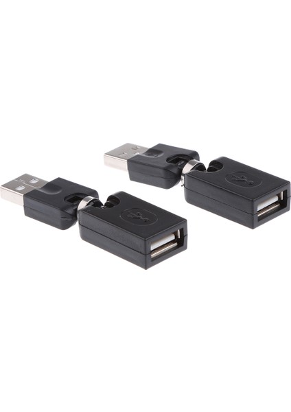 Charmant 4'lü USB Tip-A Erkek Kadın 360 Rotasyon Uzatma Adaptörü Dönüştürücü (Yurt Dışından)