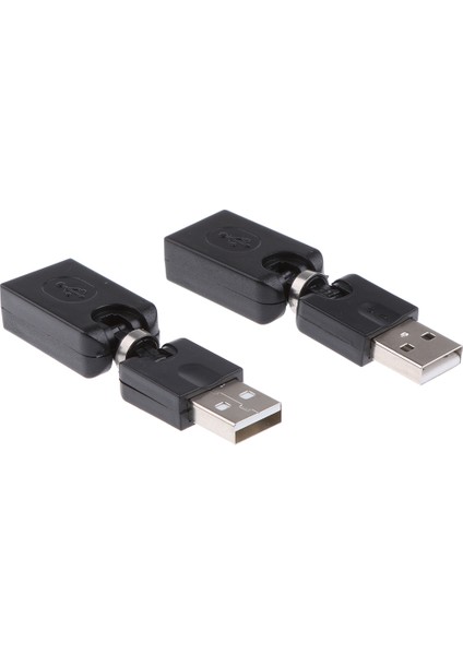 Charmant 4'lü USB Tip-A Erkek Kadın 360 Rotasyon Uzatma Adaptörü Dönüştürücü (Yurt Dışından)