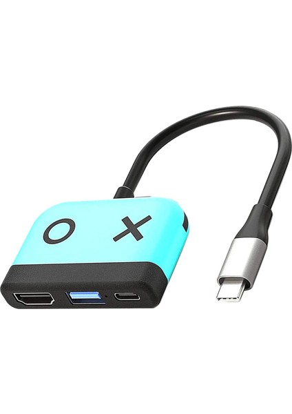 Charmant C Tipi HDMI Adaptörü 1080 P Hub Adaptörü Ns Anahtarı Lite Hdtvs Projektörleri Için Mavi (Yurt Dışından)