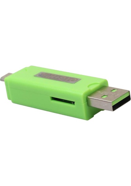 Charmant Mikro USB Otg Hub Adaptörü Tf Kart Okuyucu Smartphone ve Tablet Yeşil Için (Yurt Dışından) indirimleri