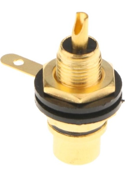 Charmant 2'li Altın Kaplama Rca Panel Montaj Jacks Siyah Amplifikatörler Için Yüksek Kalite (Yurt Dışından) modelleri