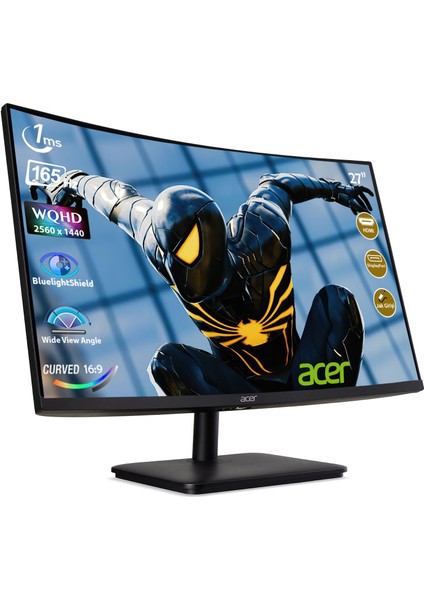 ED270UP 27" 165Hz 1ms (HDMI+Display) Adaptive-Sync QHD Curved Monitör UM.HE0EE.P10