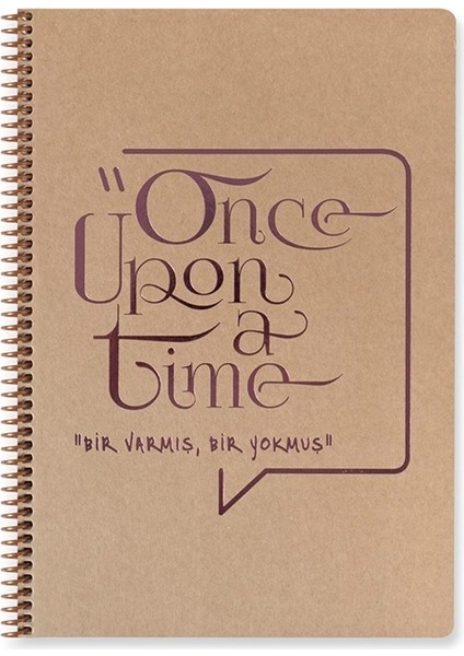 Çizgili Funky Time Defter 16.5 x 22.5 cm 100 Yaprak