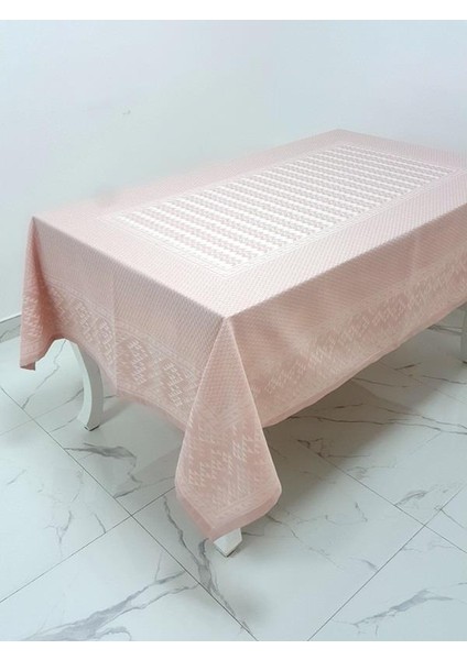 Ezgi Lüx Jakar Polycotton Kumaş Pudra Masa Örtüsü Dikdörtgen 160x220 cm - 1068