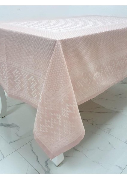 Ezgi Lüx Jakar Polycotton Kumaş Pudra Masa Örtüsü Dikdörtgen 160x220 cm - 1068