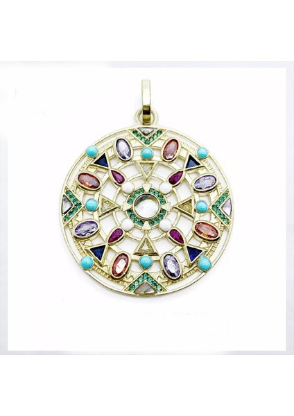 TS001531 Sarı Paradisiacal Doğa Tılsım 60 cm 925 Ayar Gümüş indirimleri