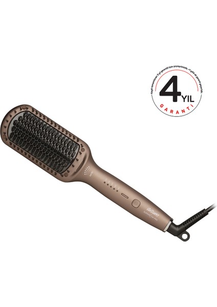 AR5082-T Superstar Pro Saç Düzleştirici Fırça - Toprak