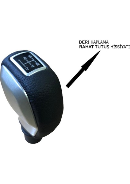 Citroen C3 Deri Kaplama Gri Spor Vites Topuzu ve Körüğü modelleri